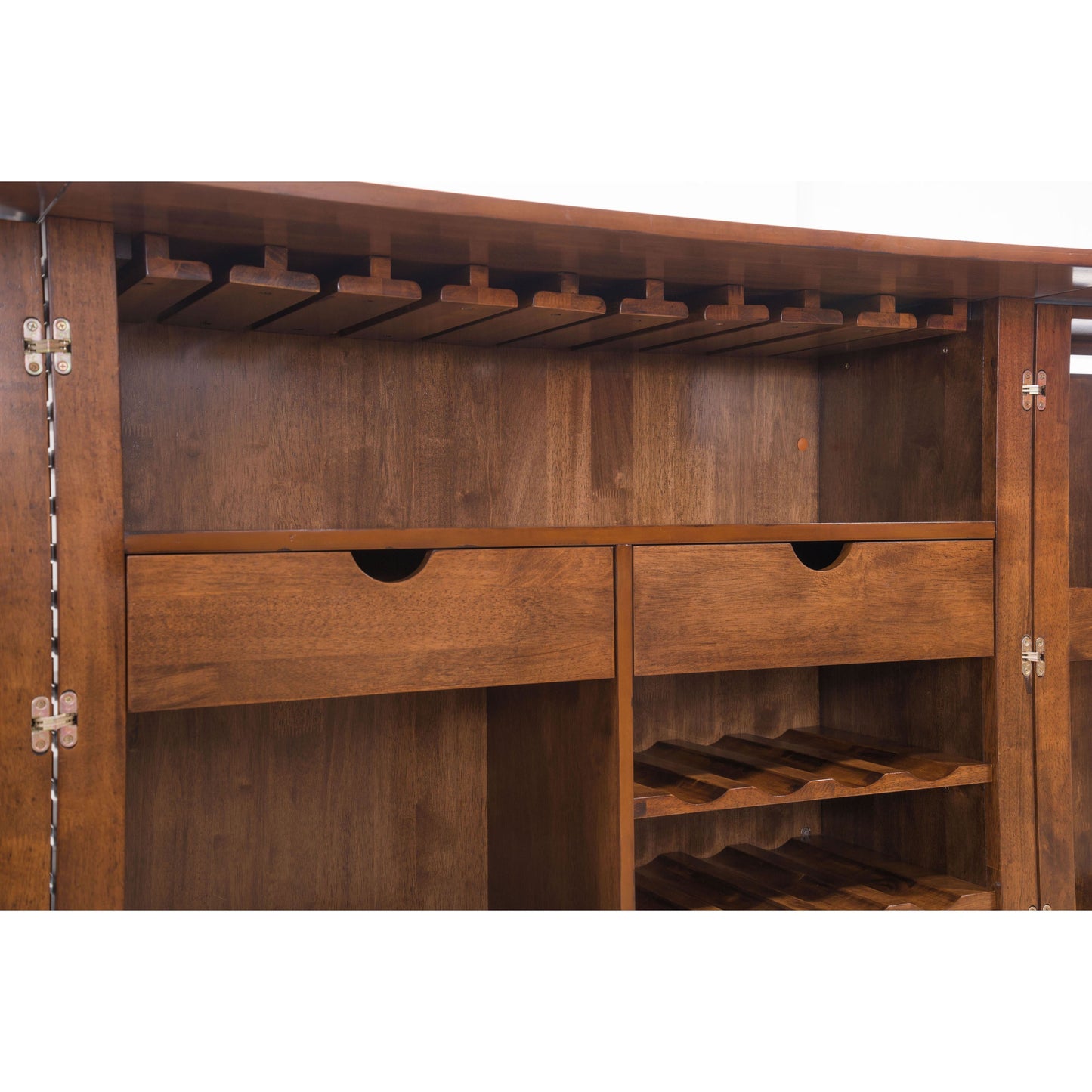 Linea Bar Cabinet Walnut