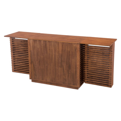 Linea Bar Cabinet Walnut