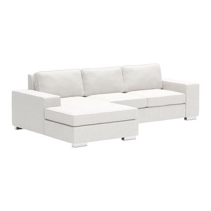 Brickell Sectional White