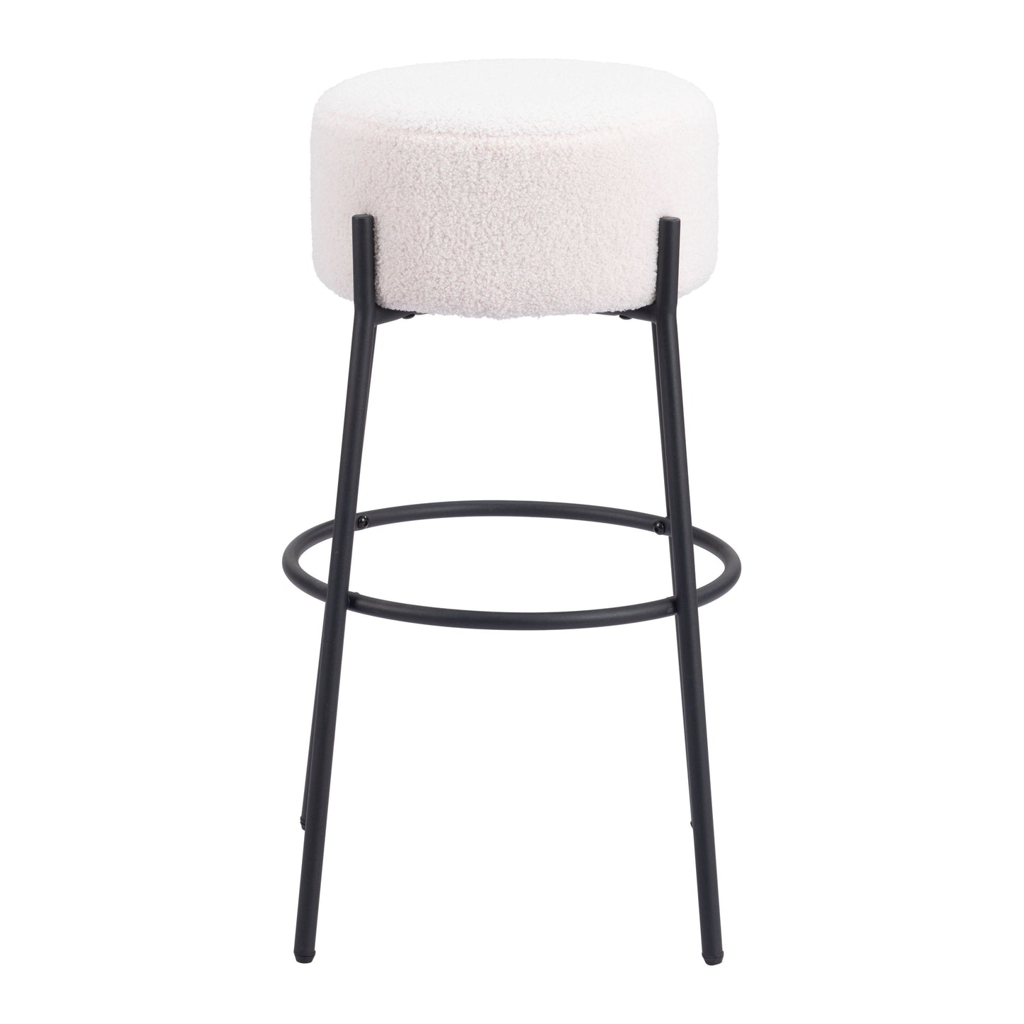 Blanche Barstool (Set of 2) Ivory