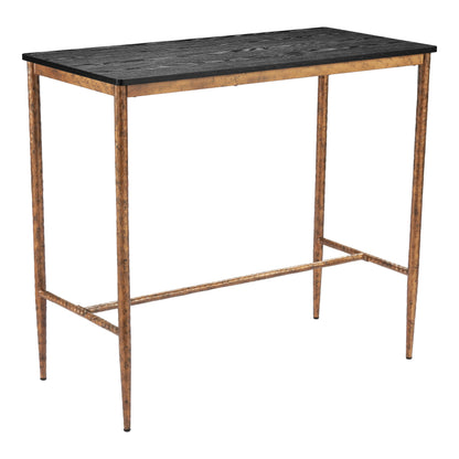 Nida Bar Table Black & Bronze