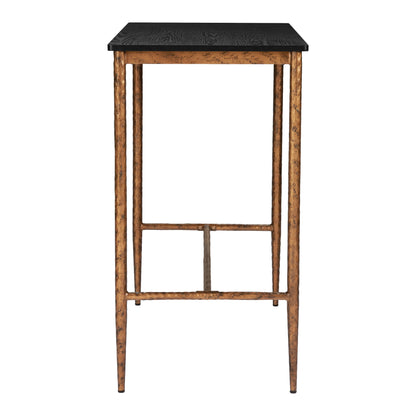 Nida Bar Table Black & Bronze