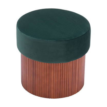 Boto Storage Ottoman Green