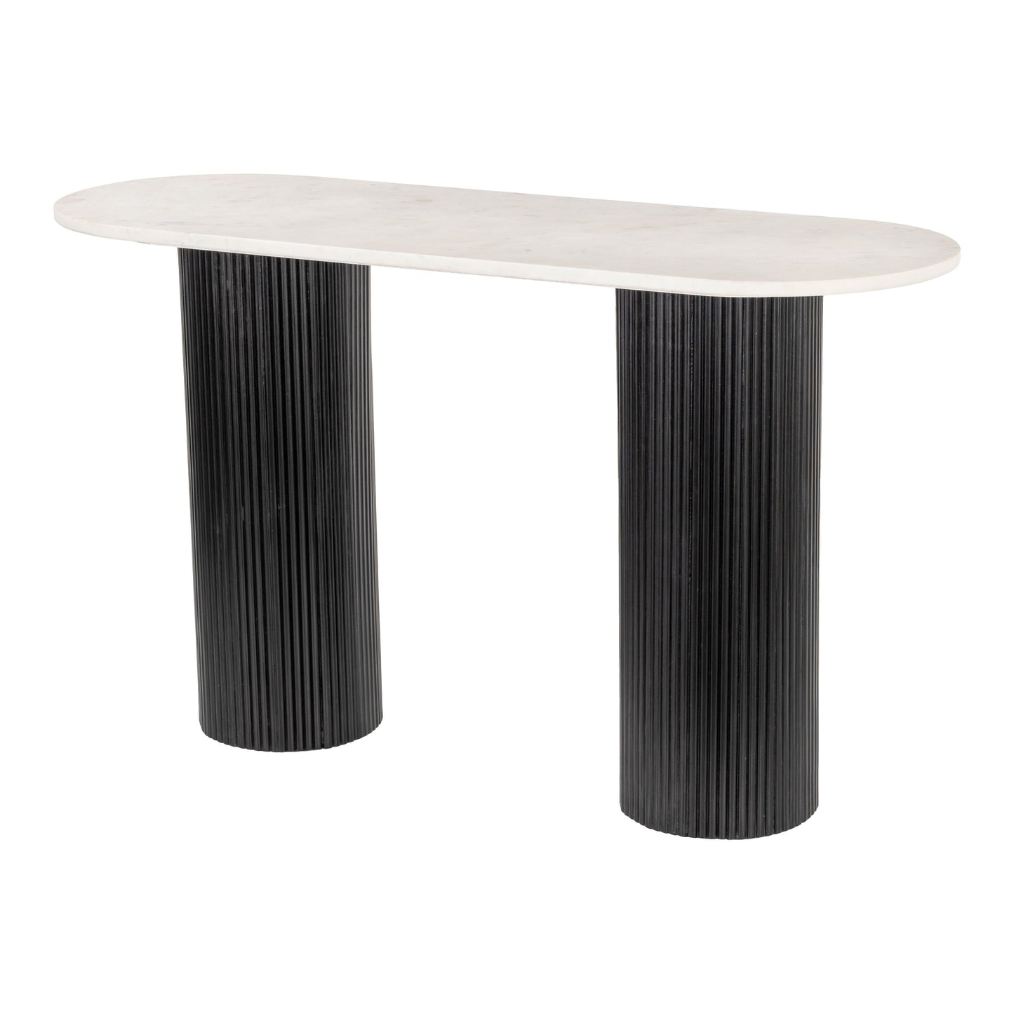 Izola Console Table White & Black