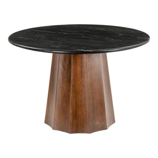 Aipe Dining Table Black & Brown