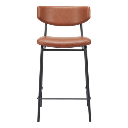 Charon Counter Stool (Set of 2) Vintage Brown