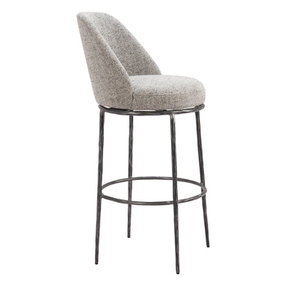 Nordhavn Swivel Barstool Gray