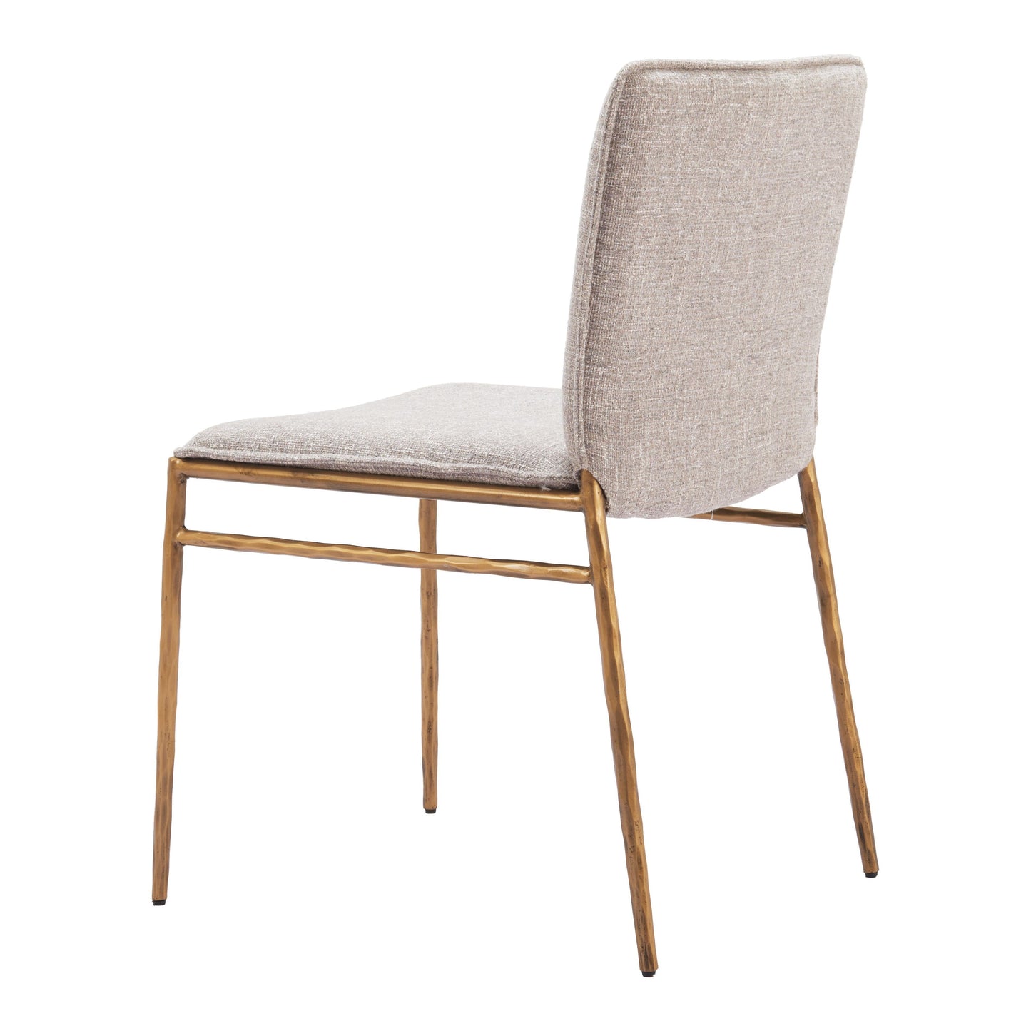 Nordvest Dining Chair Beige & Gold