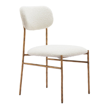 Sydhavnen Dining Chair Cream & Gold