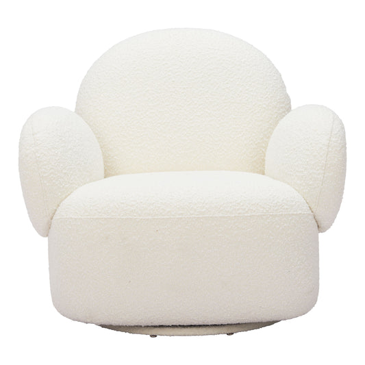 Pilka Swivel Chair White