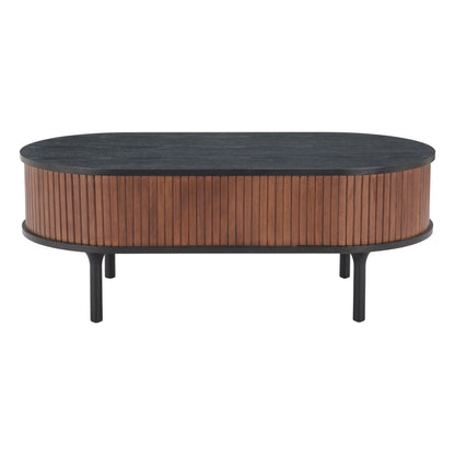 Koriana Coffee Table Black & Walnut