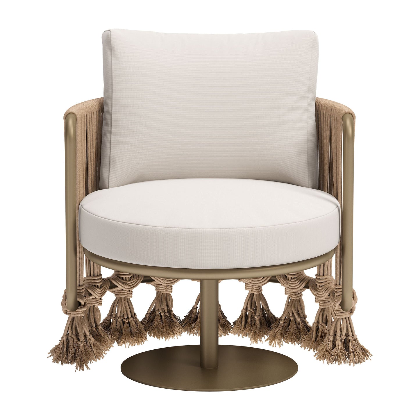 Uzel Accent Chair White