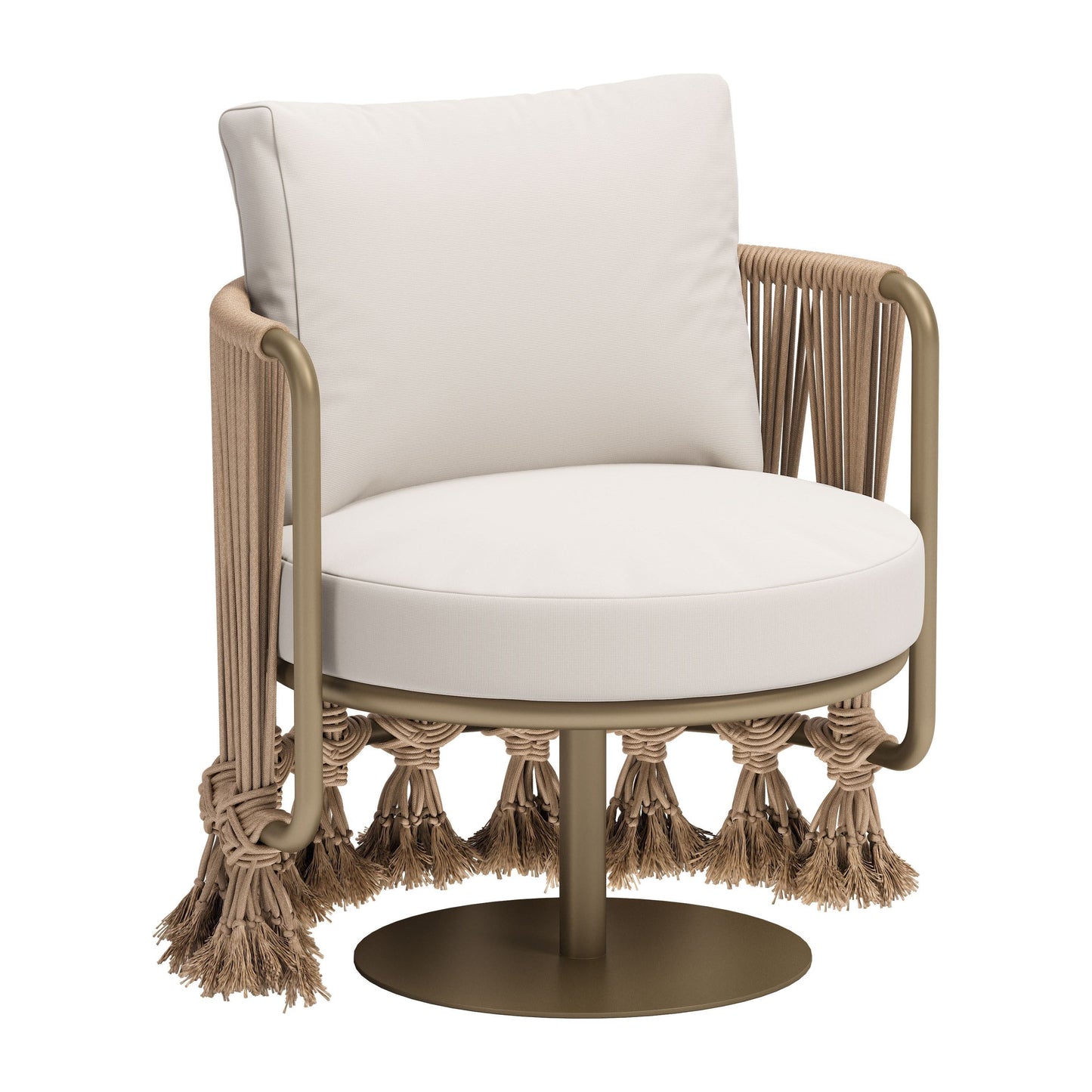 Uzel Accent Chair White