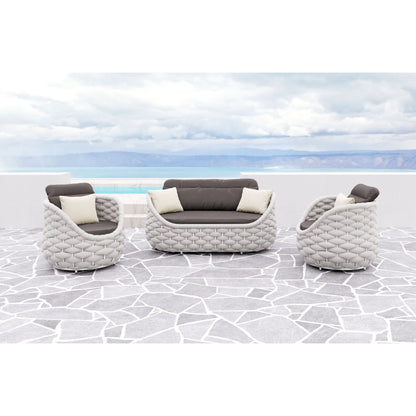 Coral Reef Loveseat Gray