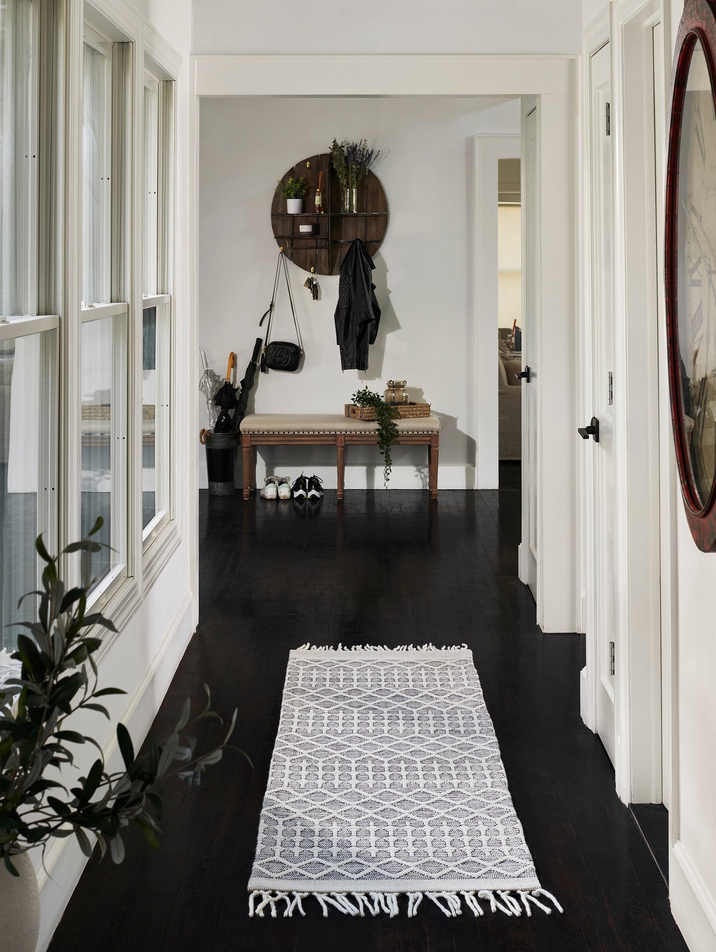 Ember Black Rug