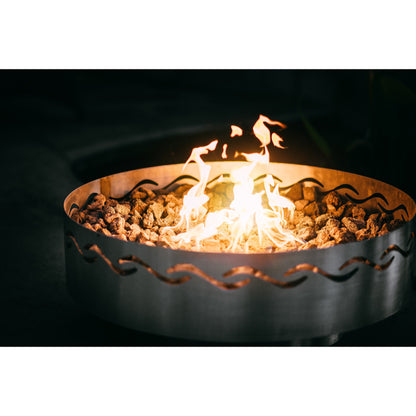 Fire Surfer Wood Burning Fire Pit