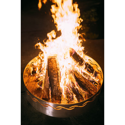 Fire Surfer Wood Burning Fire Pit