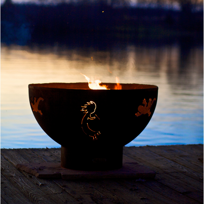 Kokopelli Wood Burning Fire Pit