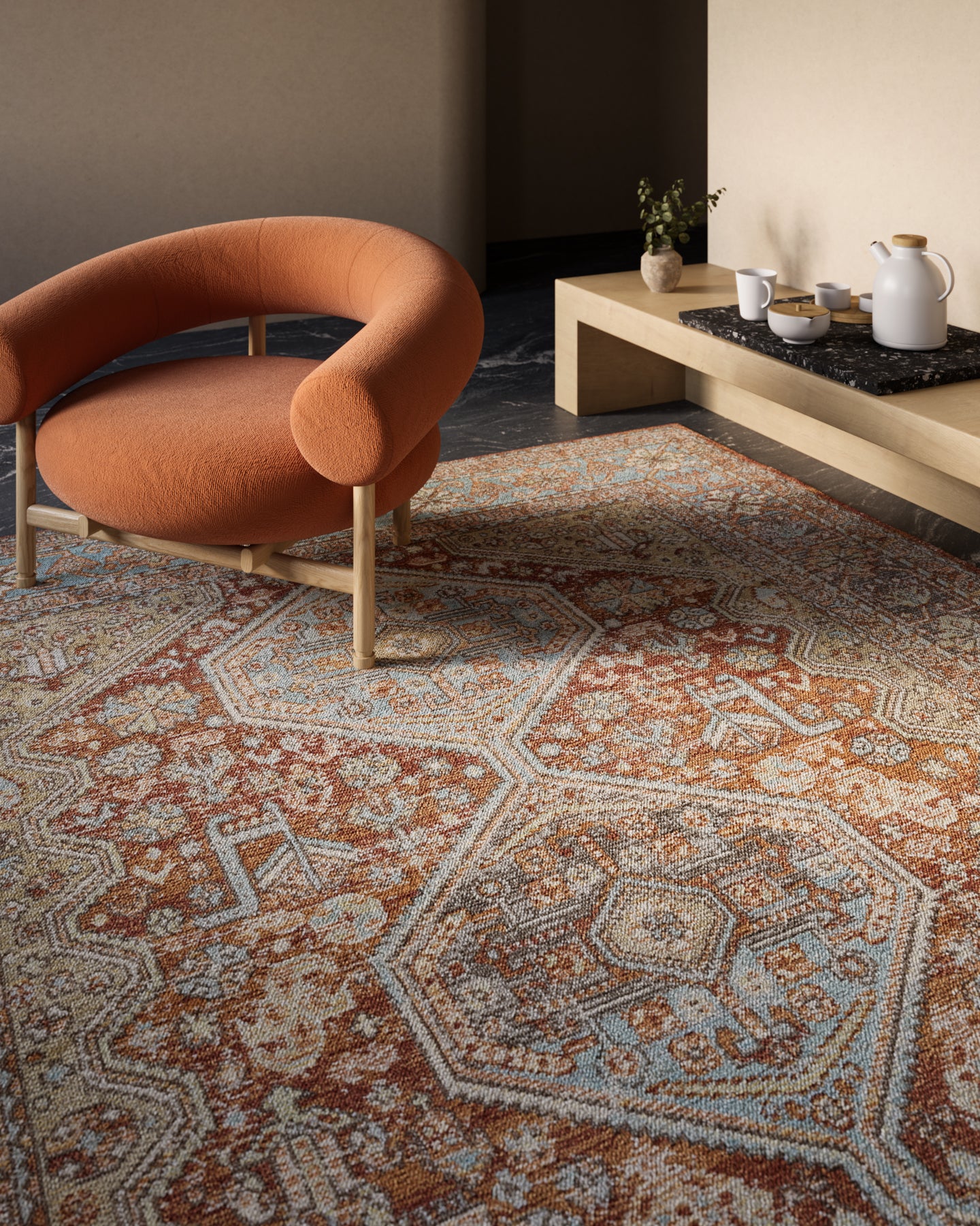 Lillihan Copper Rug