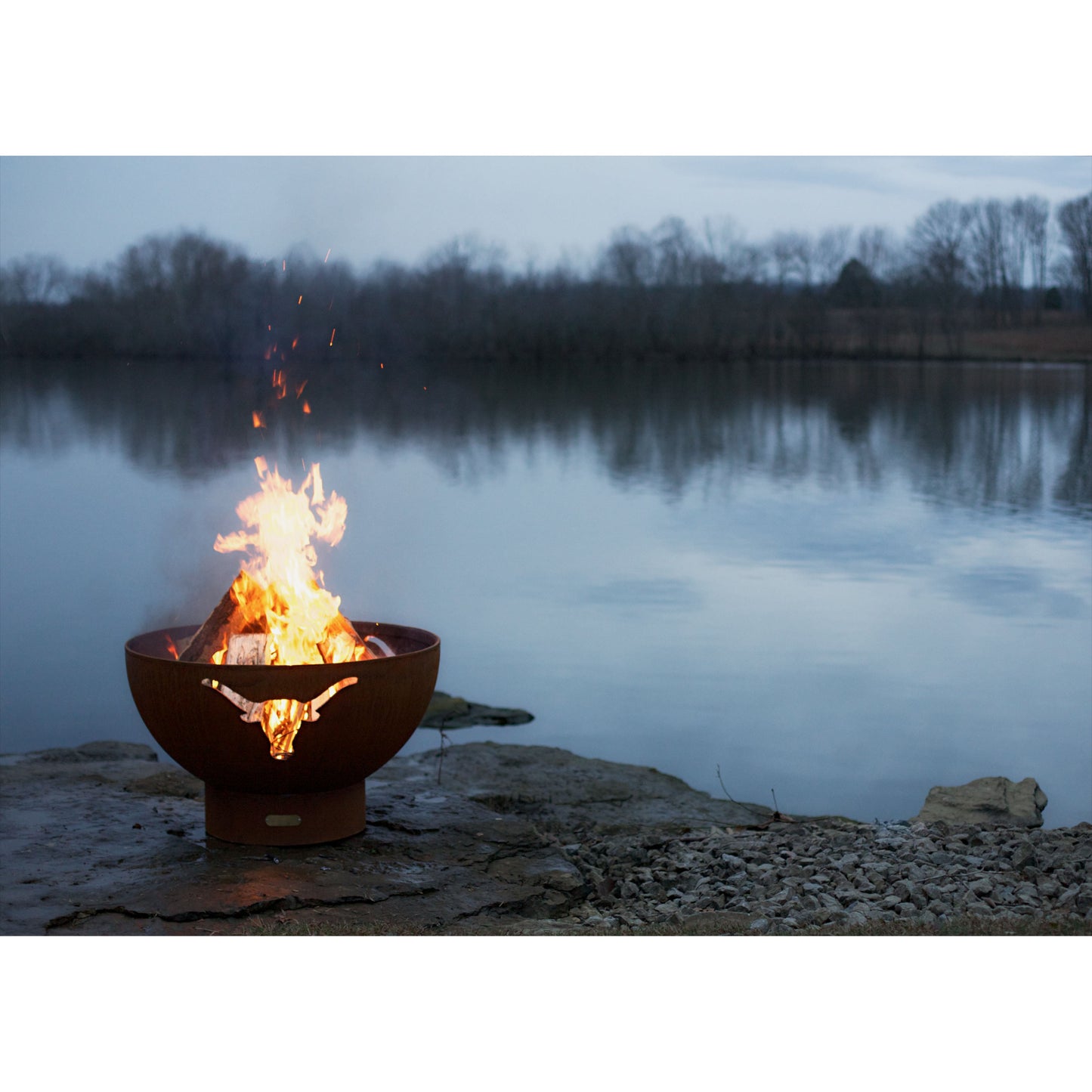 Long Horn Wood Burning Fire Pit