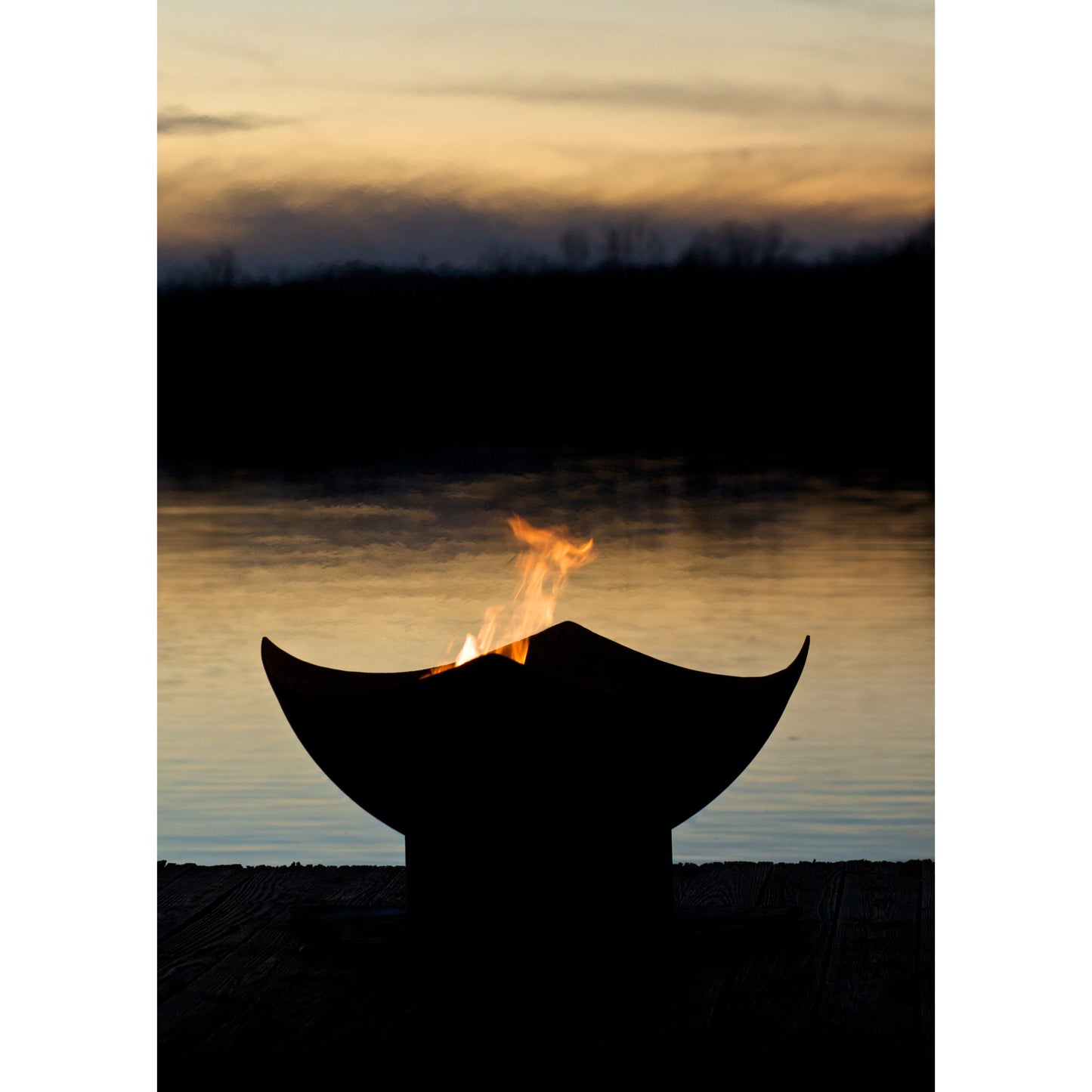 Manta Ray Wood Burning Fire Pit