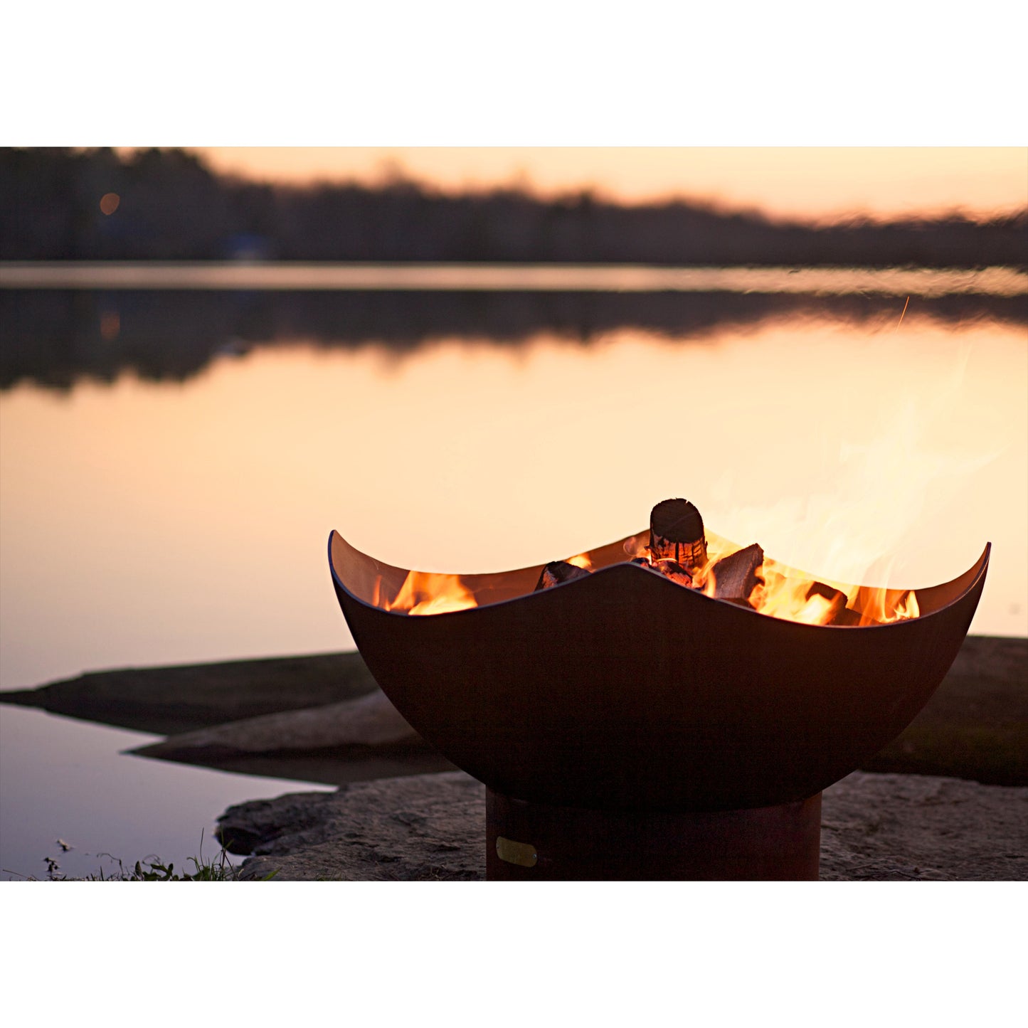 Manta Ray Wood Burning Fire Pit