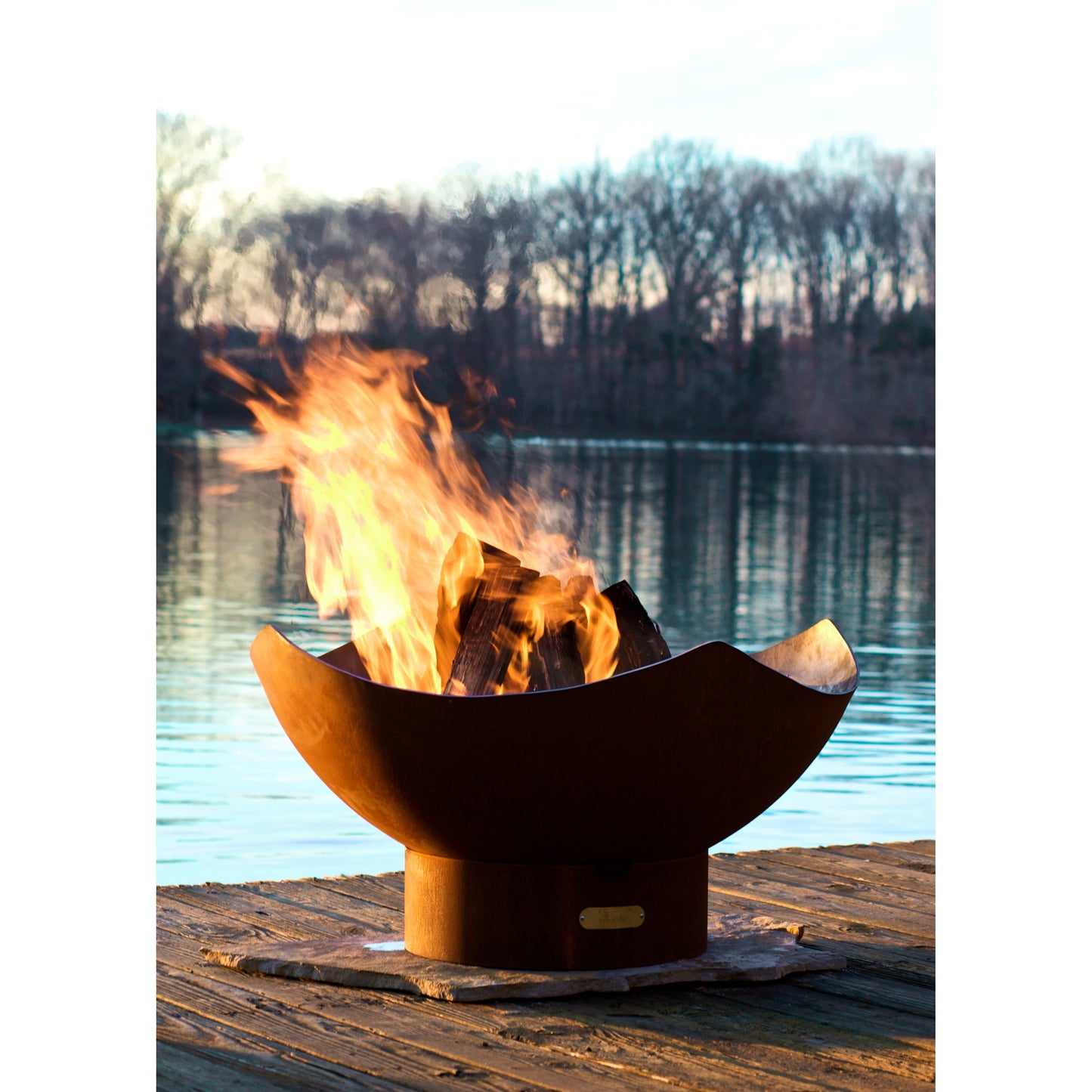 Manta Ray Wood Burning Fire Pit