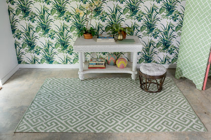 Palm Beach Green Rug