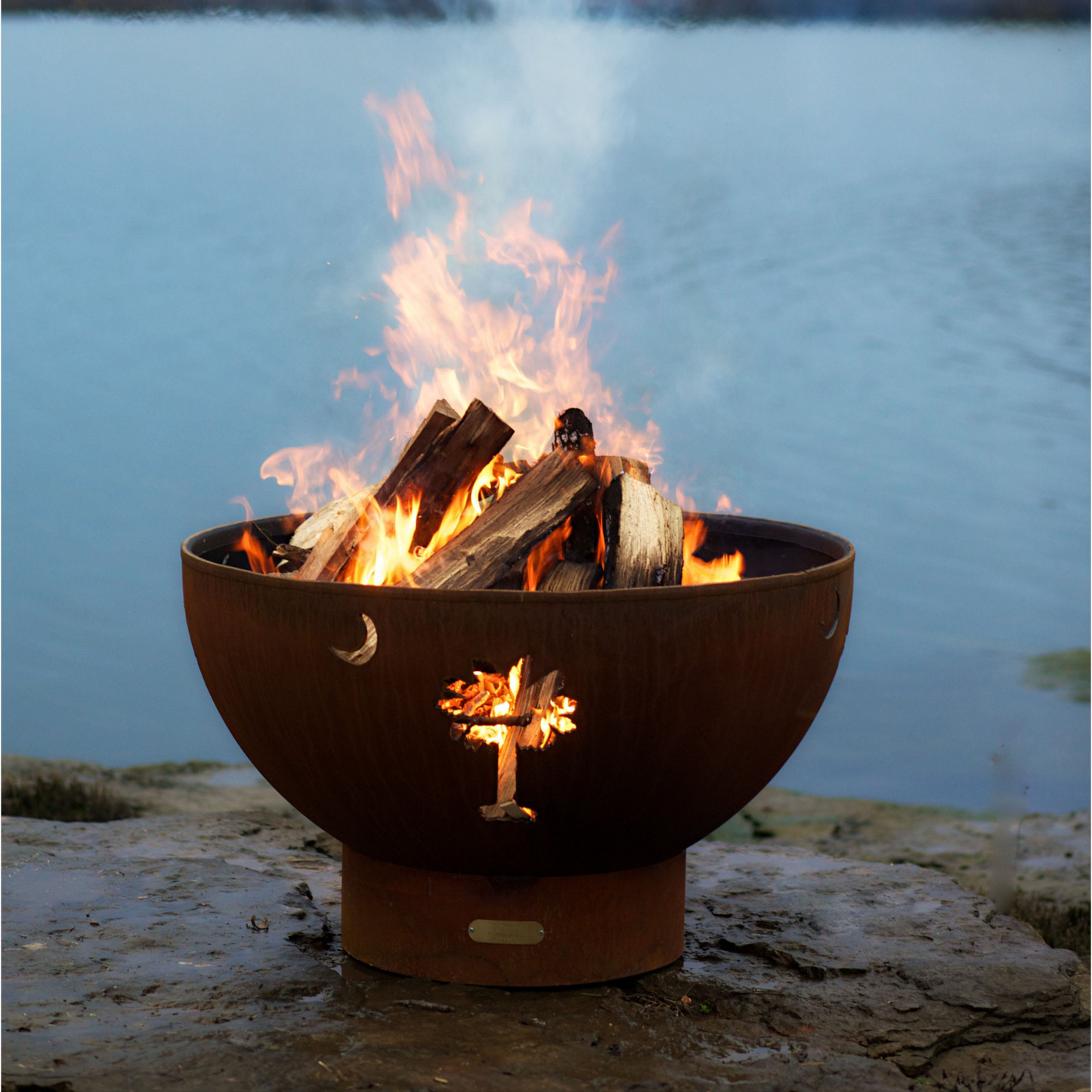 Tropical Moon Wood Burning Fire Pit