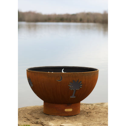 Tropical Moon Wood Burning Fire Pit