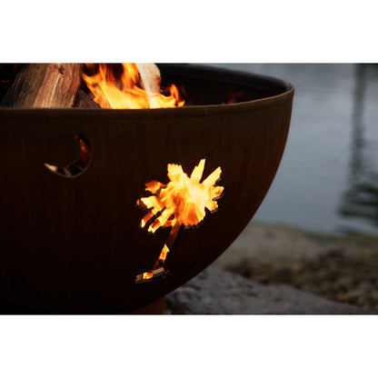 Tropical Moon Gas Fire Pit