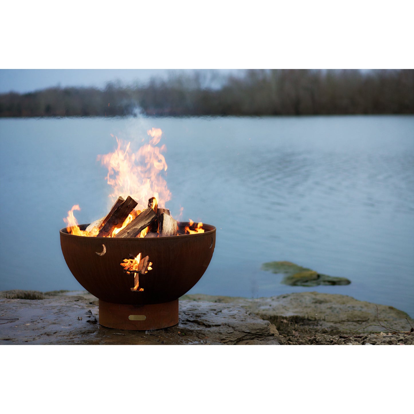 Tropical Moon Gas Fire Pit