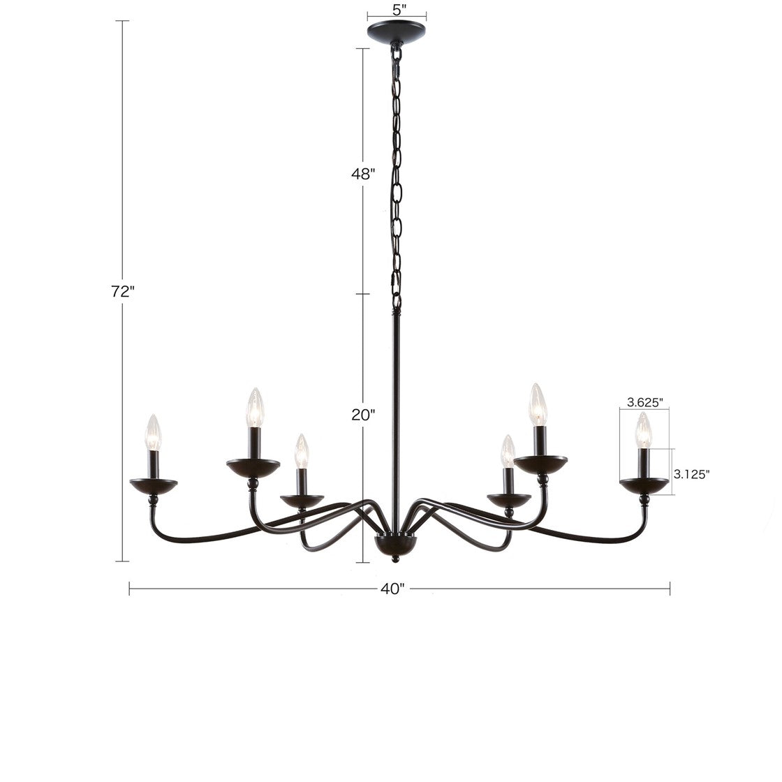 Sutton Chandelier - Crane & Home